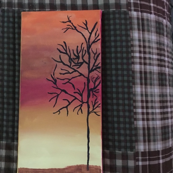 Black Mystic Tree At Sunset..Original - Picture 7 of 7